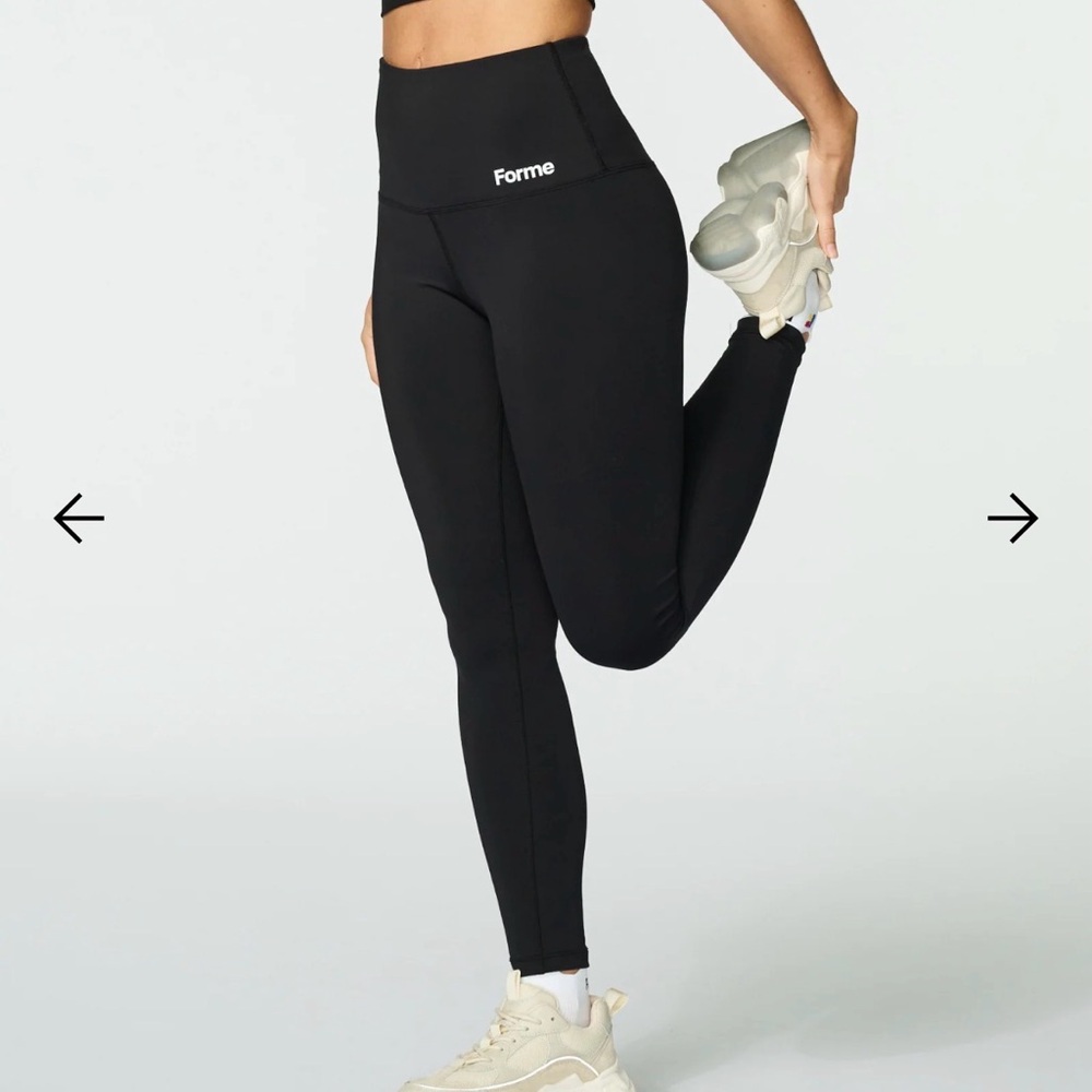 Forme High-Rise Black Performance Leggings small